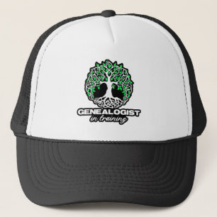 Gorra De Camionero Genealógico En Entrenamiento Graciosos Regalos De