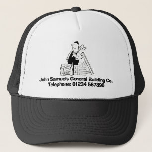 Gorra De Camionero Generador general con materiales de construcción.