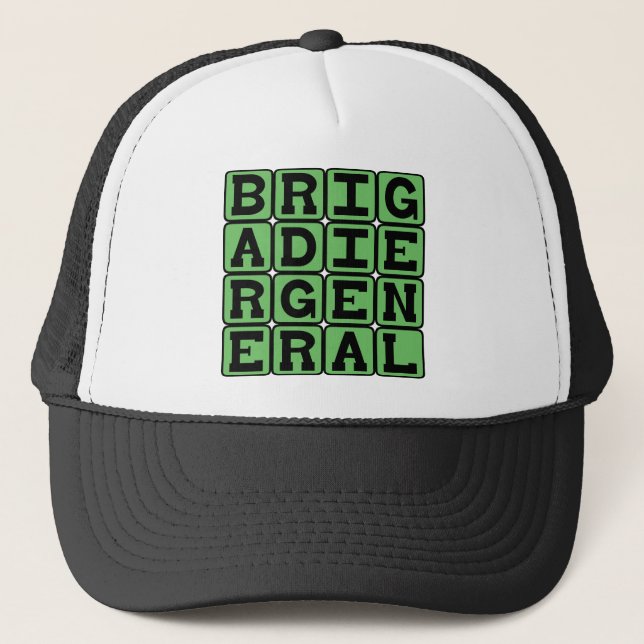 Gorra De Camionero General de brigada, líder militar (Anverso)