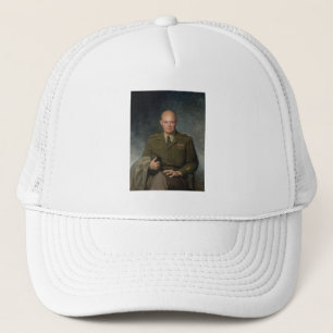 Gorra De Camionero General Dwight Eisenhower Retrato pintado de 5 est