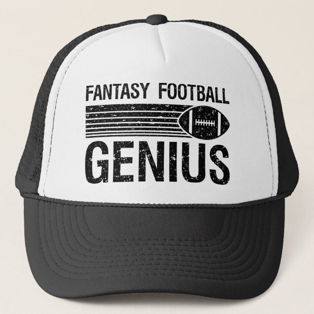 Gorra De Camionero Genio 1 del fútbol de la fantasía (Anverso)