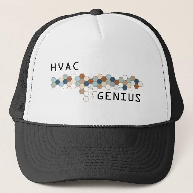 Gorra De Camionero Genio de la HVAC (Anverso)