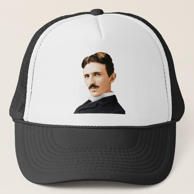 Gorra De Camionero Genio eléctrico de Nikola Tesla (Anverso)