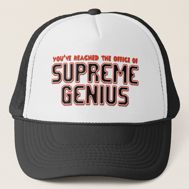 Gorra De Camionero Genio supremo (Anverso)