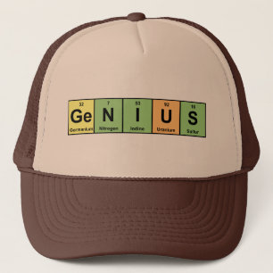 Gorra De Camionero Genio - tabla periódica de productos de los