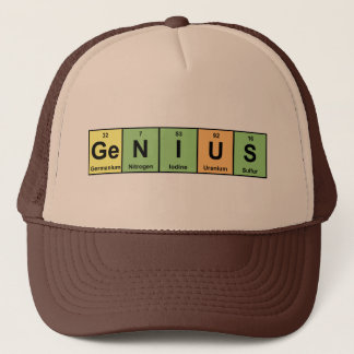 Gorra De Camionero Genio - tabla periódica de productos de los
