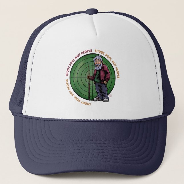 Gorra De Camionero Gente de la piscina del lanzamiento no (Anverso)