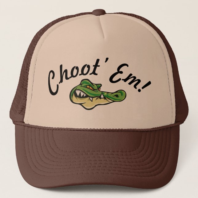 Gorra De Camionero ¡Gente del pantano - Choot ellos! ¡Gorra! (Anverso)