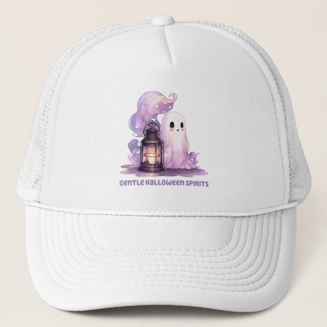Gorra De Camionero Gentiles Espíritus de Halloween (Anverso)