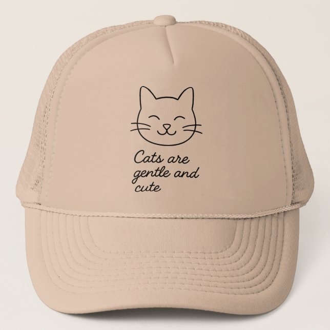 Gorra De Camionero Gentle Whiskers (Anverso)