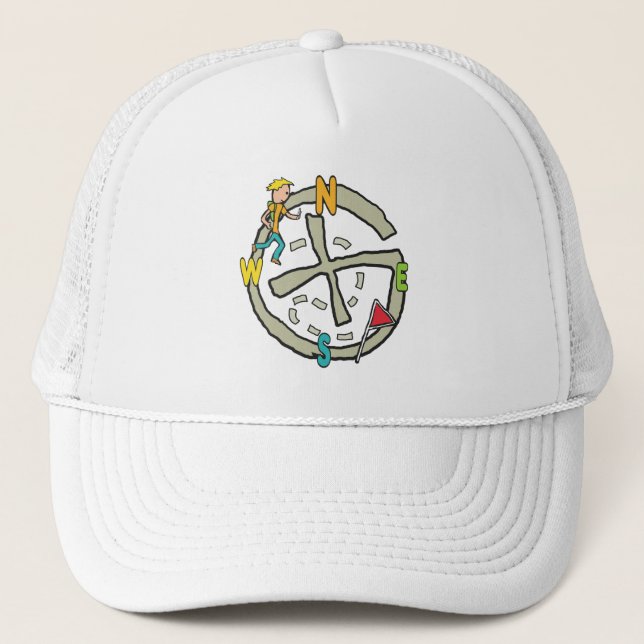 Gorra De Camionero Geocalización (Anverso)