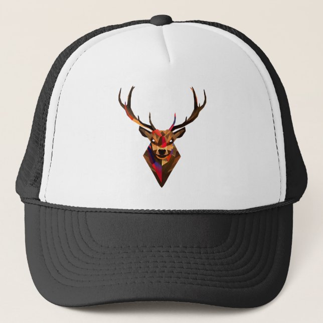 Gorra De Camionero Geoetric estimado (Anverso)