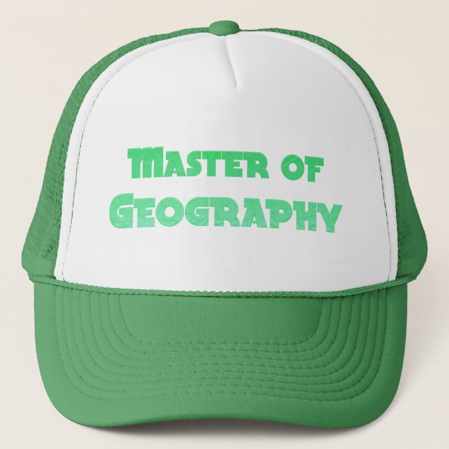 Gorra De Camionero Geografía (Anverso)