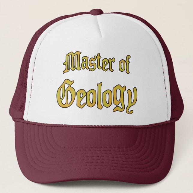 Gorra De Camionero Geología (Anverso)