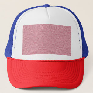 Gorra De Camionero Geometría de línea: textura vintage moderna
