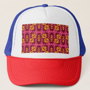 Gorra De Camionero Geométrico sin tiempo: patrón sin foco