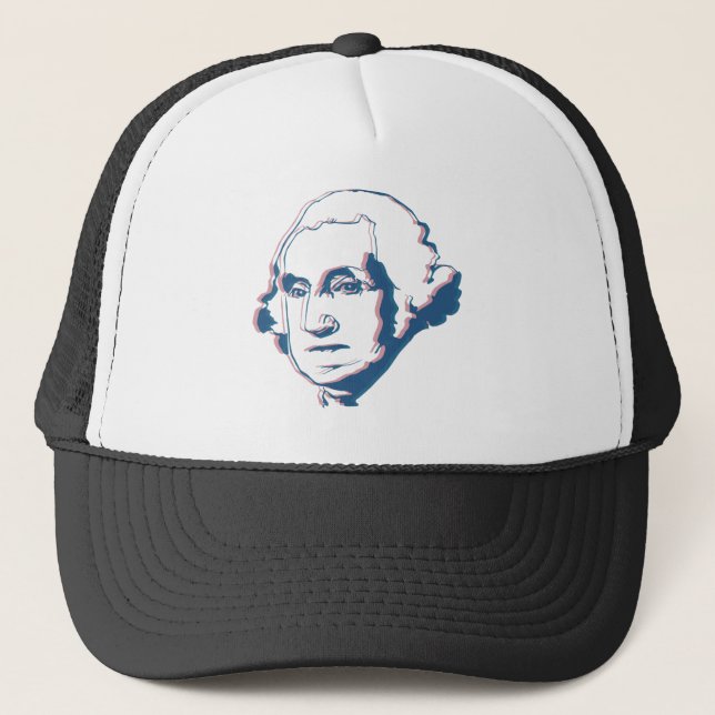 Gorra De Camionero george washington en 3d (Anverso)