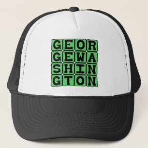 Gorra De Camionero George Washington, presidente estadounidense