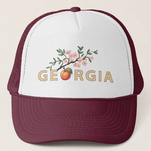 Gorra De Camionero Georgia Estados Unidos de América (Anverso)