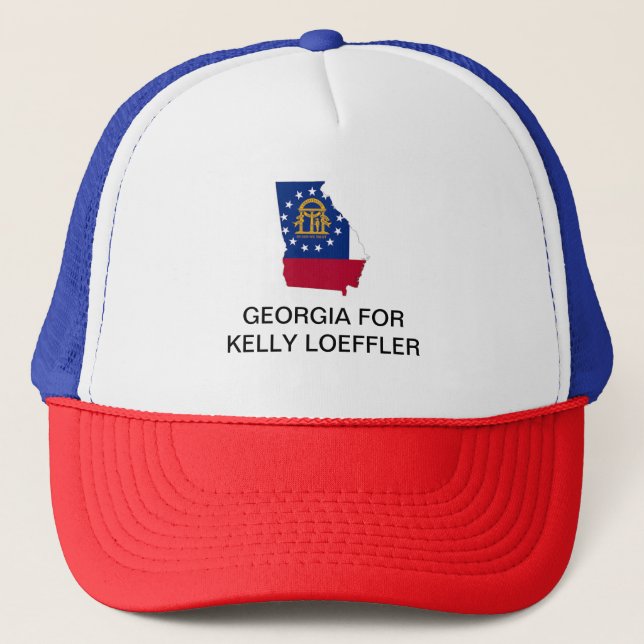 GORRA DE CAMIONERO GEORGIA PARA KELLY LOEFFLER 2020 SENATE (Anverso)