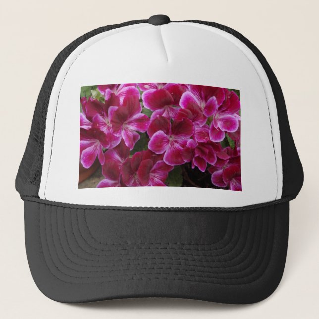 Gorra De Camionero Geranio Borgoña (Anverso)