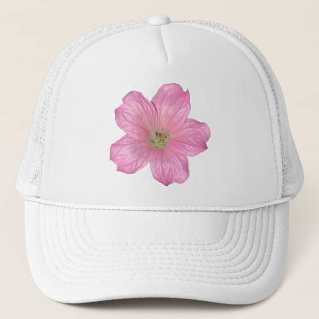 Gorra De Camionero Geranio rosa (Anverso)