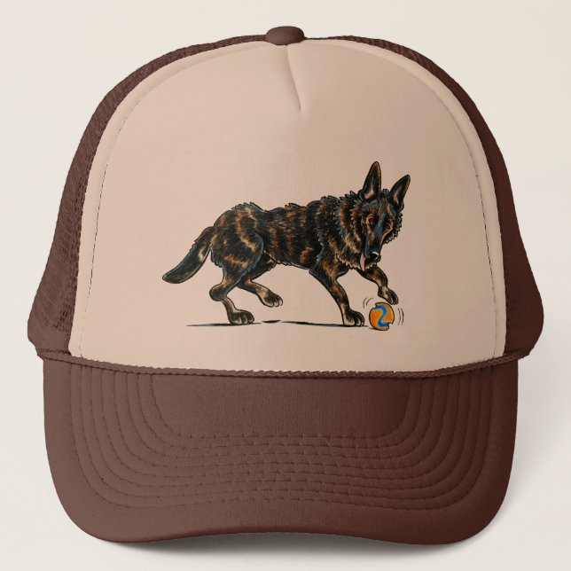 Gorra De Camionero German Shepherd Dax (Anverso)