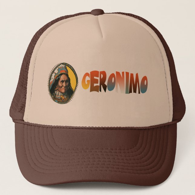 Gorra De Camionero Geronimo, líder de Apache (Anverso)