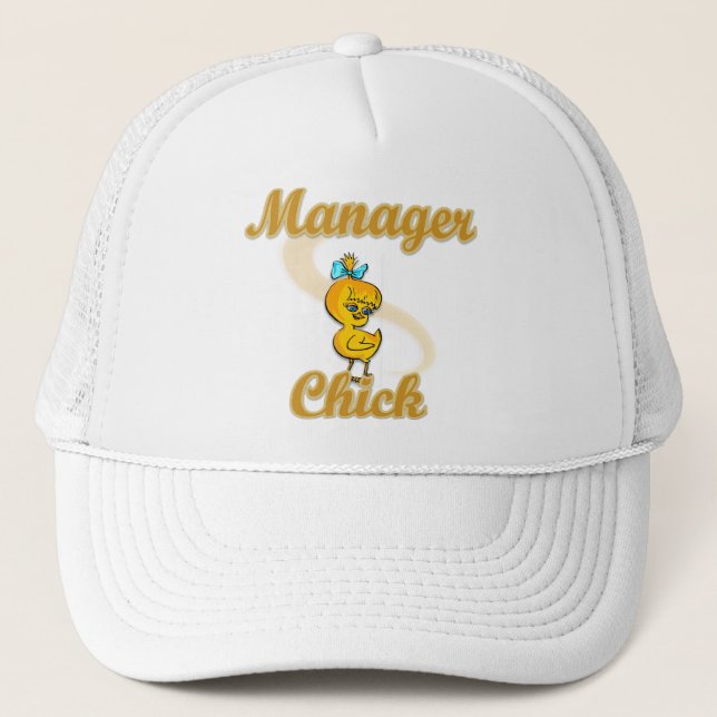 Gorra De Camionero Gestor Chick (Anverso)