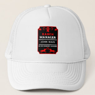 Gorra De Camionero Gestor de rangos de equitación