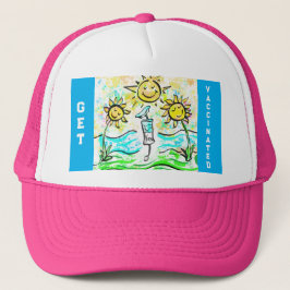 GORRA DE CAMIONERO GET VACCINATED