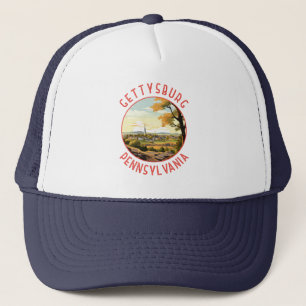 Gorra De Camionero Gettysburg Pennsylvania Círculo alterado