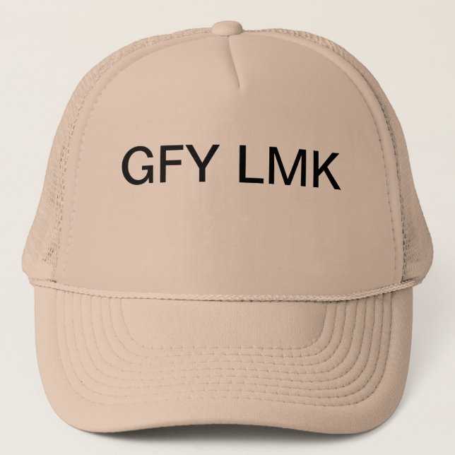 GORRA DE CAMIONERO GFY LMK (Anverso)