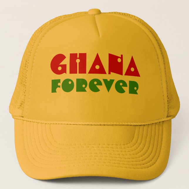 Gorra De Camionero Ghana para siempre (Anverso)