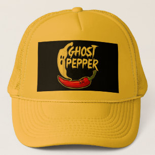 Gorra De Camionero Ghost Pepper Funny Spicny Hot Halloween Ghost Pepp