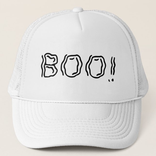 Gorra De Camionero ¡Ghostly Boo! (Anverso)