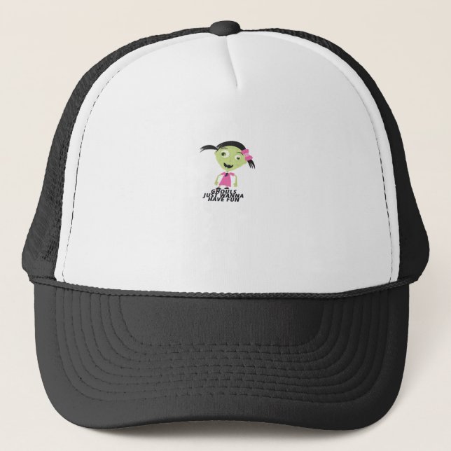 Gorra De Camionero Ghouls solo quiere tener una cita graciosa (Anverso)