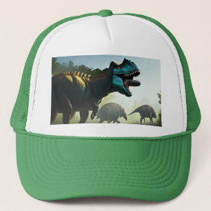 Gorra De Camionero Giganotosaurus Dinosaurios Prowling, camioneros Go
