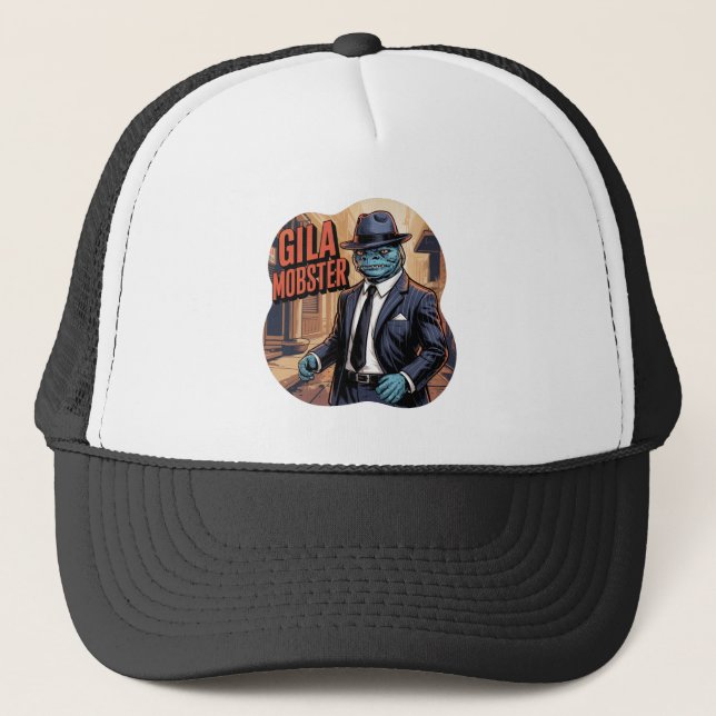 Gorra De Camionero Gila Mobster Ilustracion Combo Creatura Graciosa (Anverso)