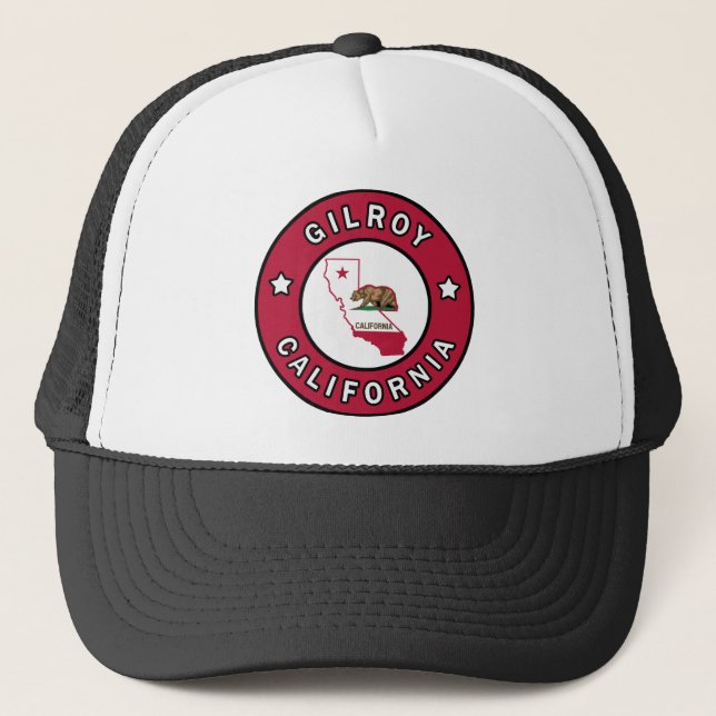 Gorra De Camionero Gilroy California (Anverso)