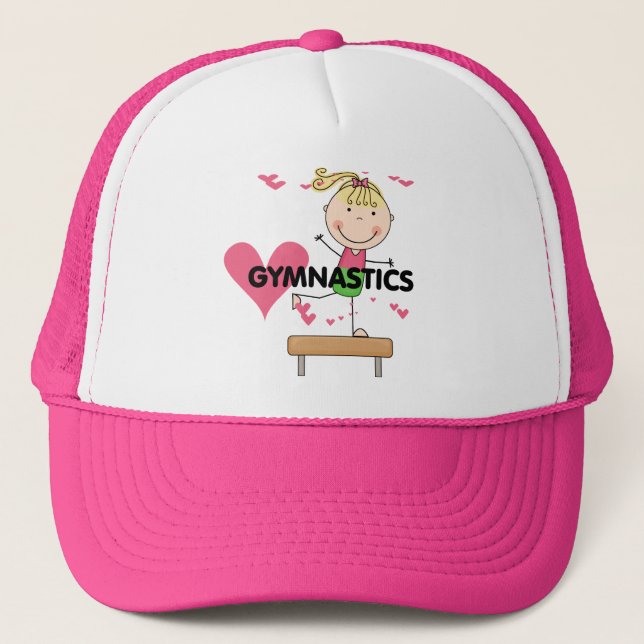 Gorra De Camionero GIMNASIA - camisetas rubias del haz de balanza del (Anverso)