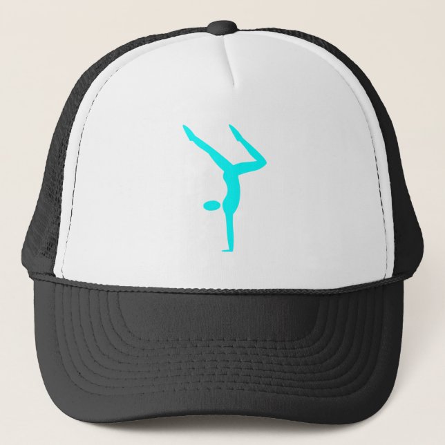Gorra De Camionero Gimnasia - cian (Anverso)