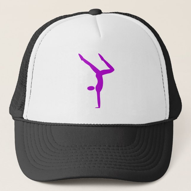 Gorra De Camionero Gimnasia - Púrpura (Anverso)