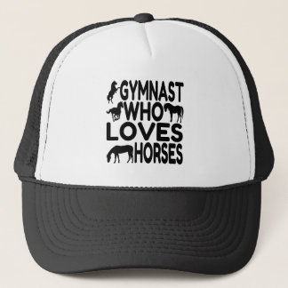 Gorra De Camionero Gimnasta que ama los caballos