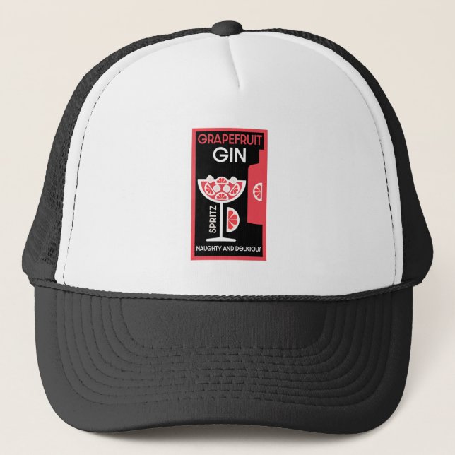 Gorra De Camionero Gin rosa (Anverso)