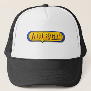 GORRA DE CAMIONERO GINECOLOGÍA DE OBSTÁCULOS DE LOGOTIPO OB/GYN MD