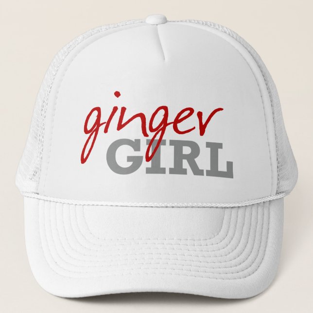 Gorra De Camionero Ginger Chica Redhead Fimes (Anverso)
