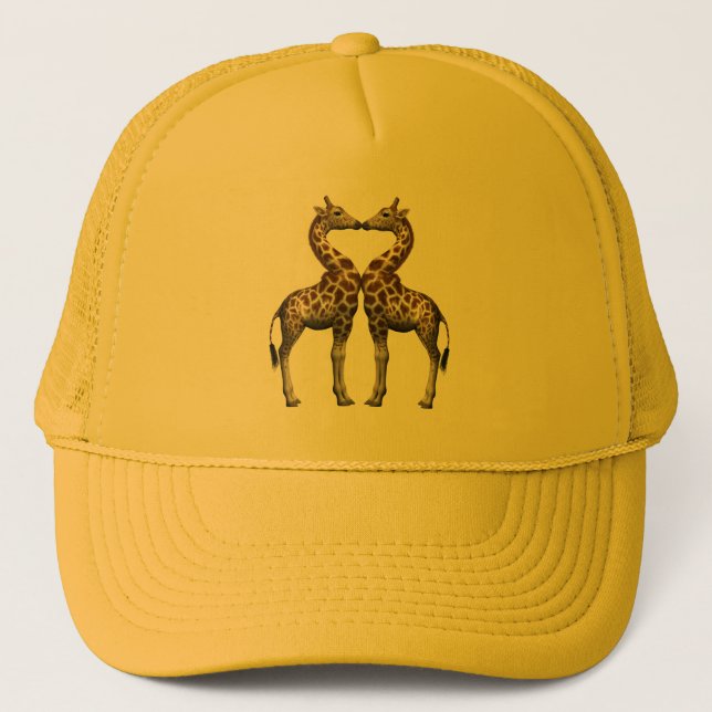 Gorra De Camionero Girafas enamoradas (Anverso)