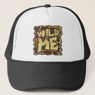 Gorra De Camionero Giraffe Brown and Yellow Print