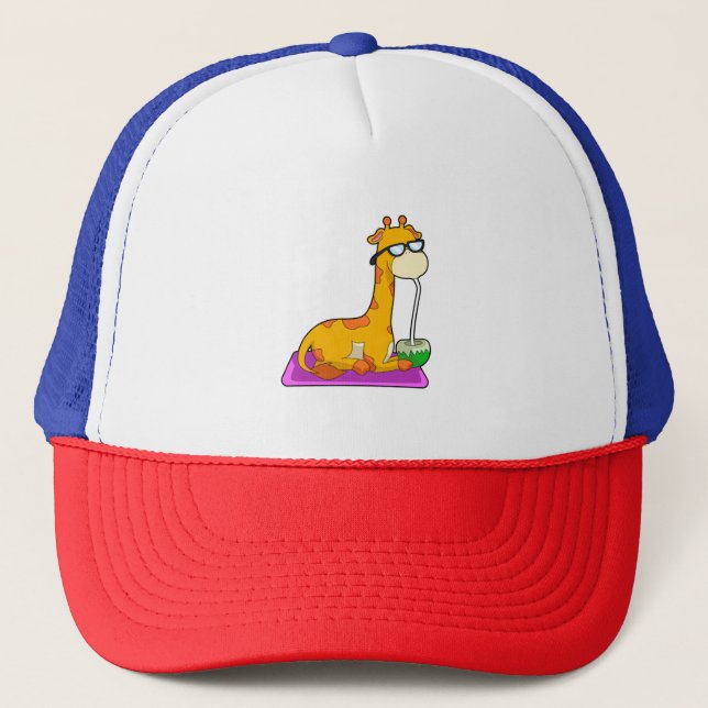 Gorra De Camionero Giraffe con coco (Anverso)